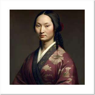 Chinese Mona Lisa Posters and Art
